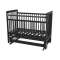 Детская кроватка Бамбини 05 с универсальным маятником - блэк