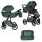 Детская коляска Pituso Cristal 2 в 1 - зеленый/gold