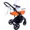 Детская коляска Ray Corsa Ecco 2 в 1 - 23 бело/оранжевый