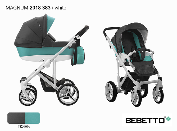 Детская универсальная коляска Bebetto Magnum - 383 BIA