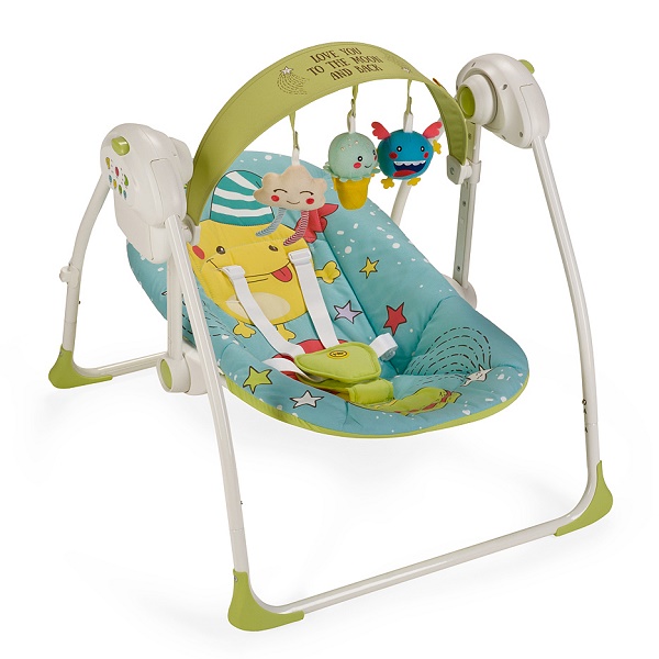 Шезлонг-качели Happy baby Jolly - blue