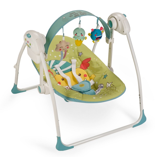 Шезлонг-качели Happy baby Jolly - green