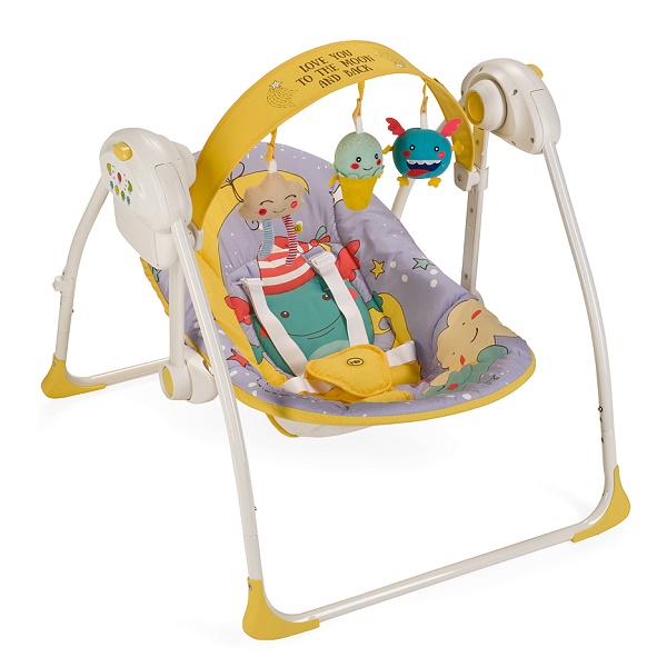 Шезлонг-качели Happy baby Jolly - violet