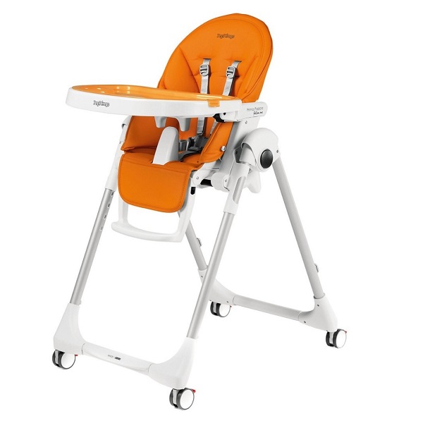 Детский стульчик для кормления Peg-Perego Prima Pappa Follow me - arancia