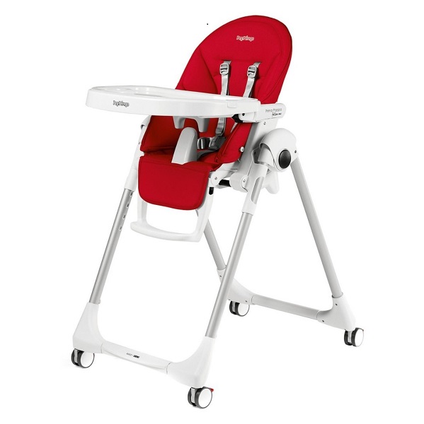 Детский стульчик для кормления Peg-Perego Prima Pappa Follow me - fragola