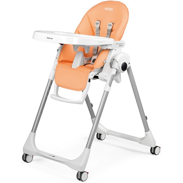 Детский стульчик для кормления Peg-Perego Prima Pappa Follow me - peach