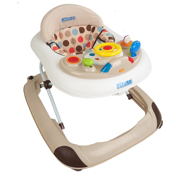 Ходунки Pituso Маленький водитель - бежевый