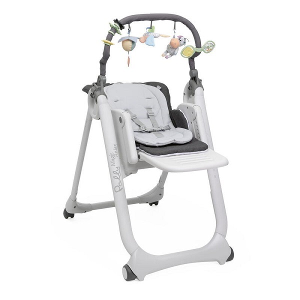 Стульчик для кормления Chicco Polly Magic Relax - grey melange