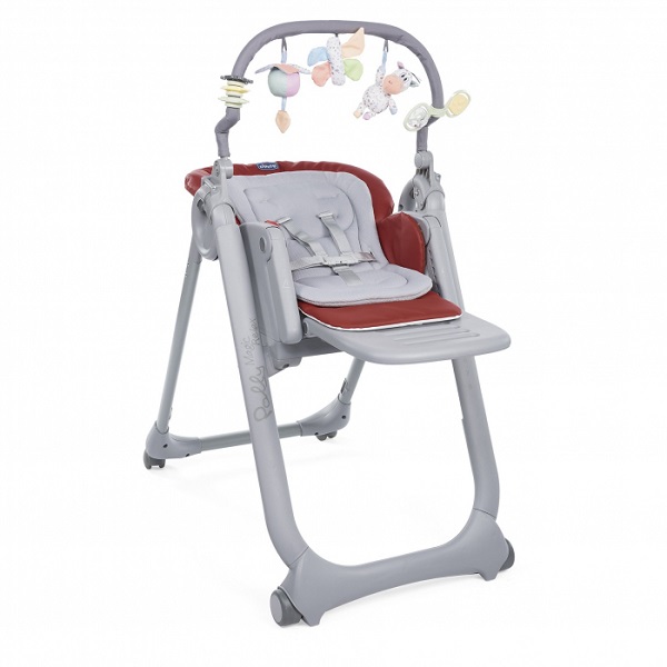 Стульчик для кормления Chicco Polly Magic Relax - red passion