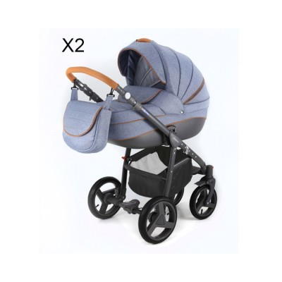 Детская коляска Adamex Avanti Delux 2 в 1 - X2