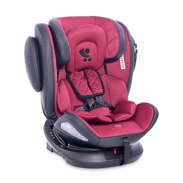 Автокресло Lorelli Aviator SPS ISOFIX - black red 2021