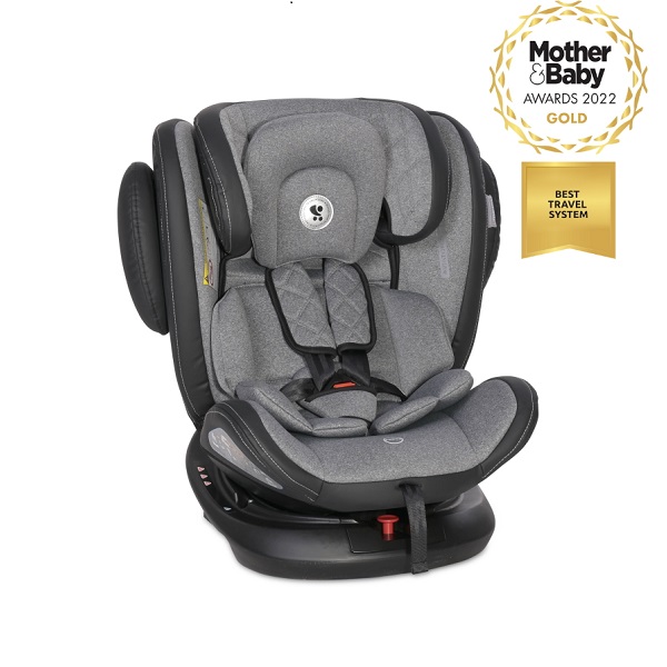 Автокресло Lorelli Aviator SPS ISOFIX - black light grey 2023
