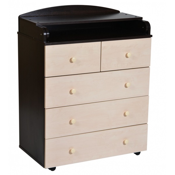 Комод пеленальный Ray Milan 805 ЛДСП - венге-клен