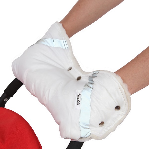 Муфта для рук к коляске Bambola - белый