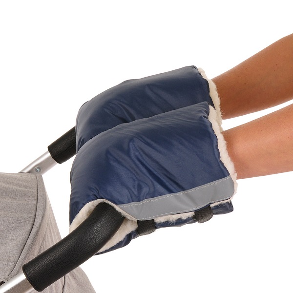 Муфта-варежки для рук к коляске Bambola - синий