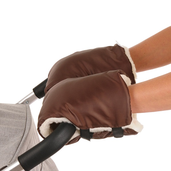 Муфта-варежки для рук к коляске Bambola - шоколад