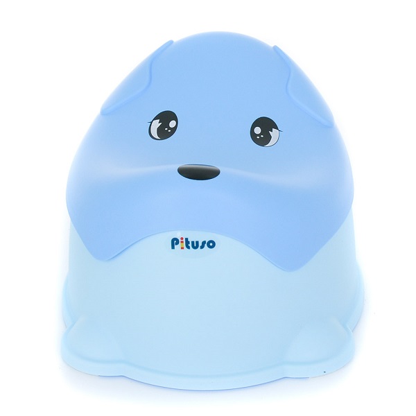 Горшок Pituso Песик - голубой