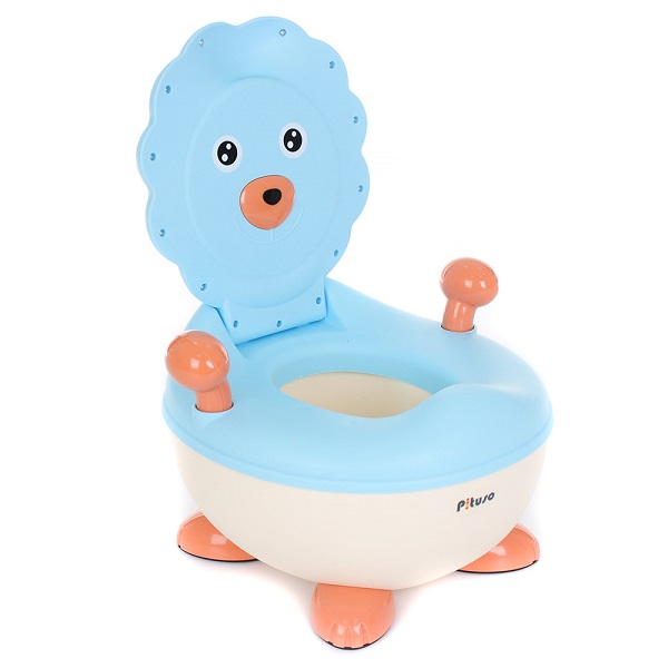 Горшок Pituso Львенок - голубой