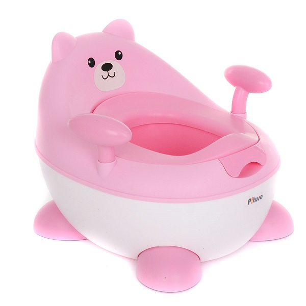 Горшок Pituso Мишутка - розовый