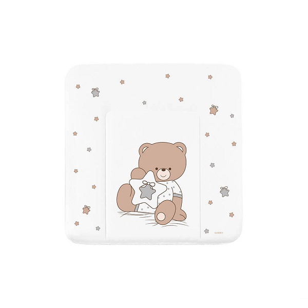 Мягкая накладка для пеленания Globex LUX 82х72 - мишка со звездой
