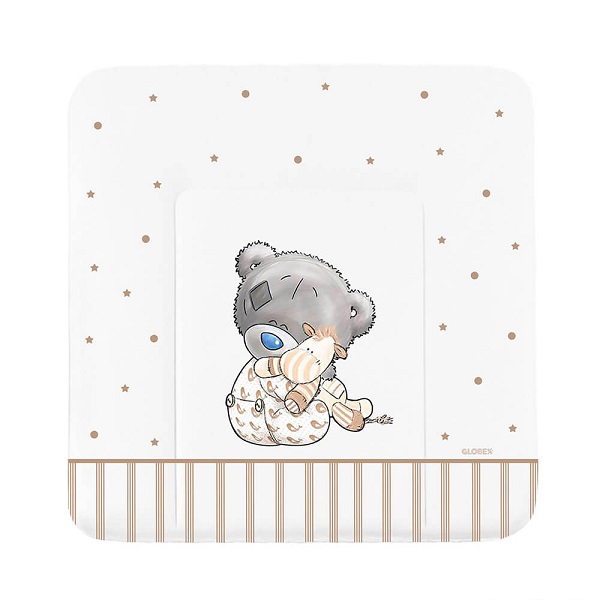 Мягкая накладка для пеленания Globex LUX 82х72 - мишка игрушка