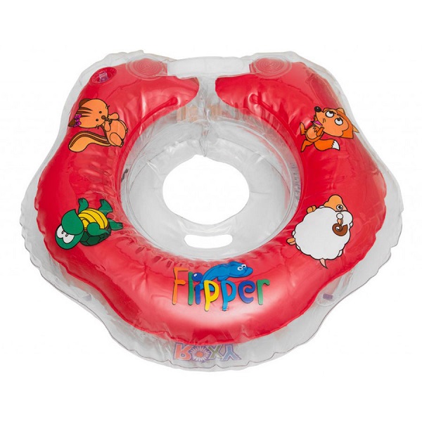 Круг для купания Flipper - красный