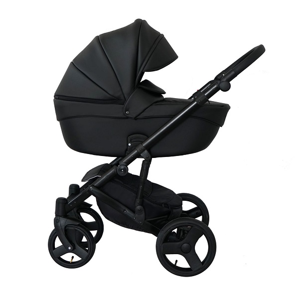 Детская коляска Ray Corsa Ecco 2 в 1 - 30 черная кожа