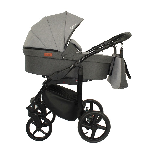 Детская коляска Ray Teresa Lux 2 в 1 - 2 серый/графит