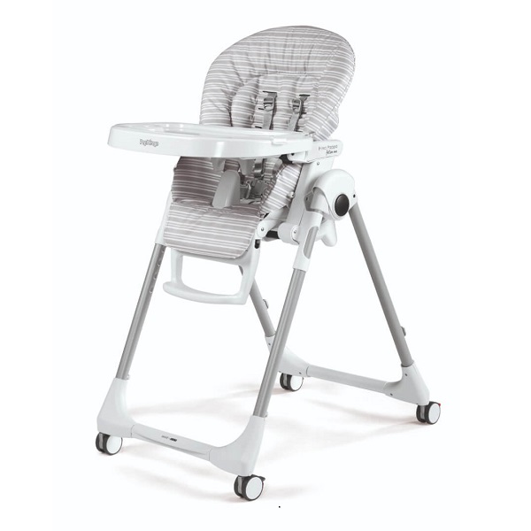 Стульчик для кормления Peg Perego Pr.Pappa Follow me /коллекция ПВХ/ - line grey