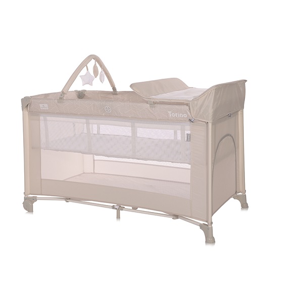 Манеж-кровать Lorelli Torino 2 Plus - Fog Striped Elements