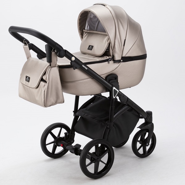 Детская коляска Adamex Mateo 100% skora 2 в 1 - SM-6