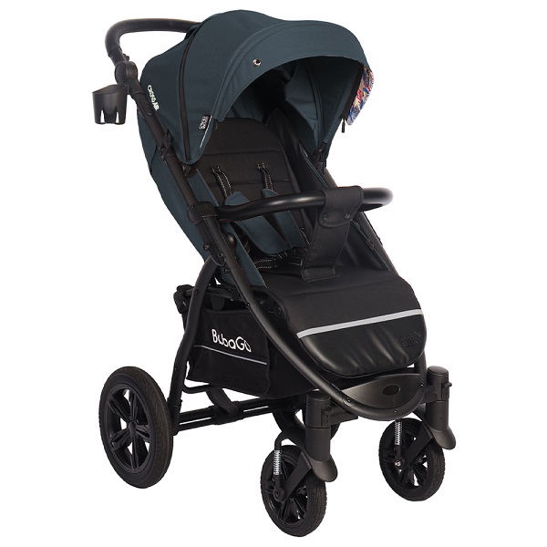 Прогулочная коляска Bubago Model Cross Air 2023 - синевато-серый