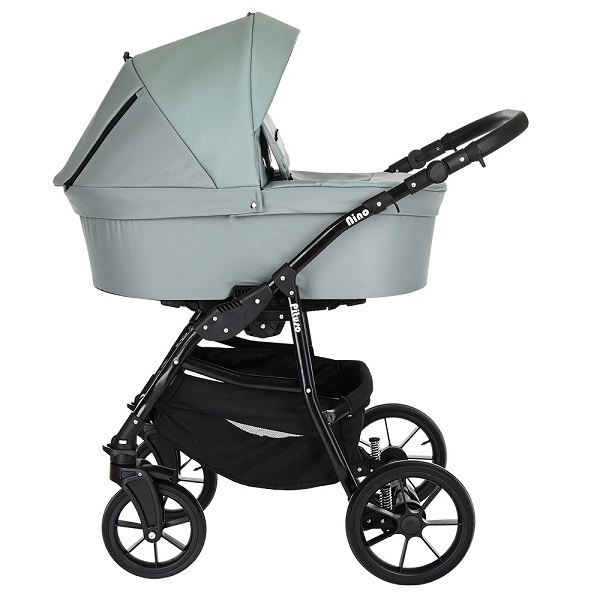 Детская коляска Pituso Nino 2 в 1 - Misty mint+кожа Misty mint