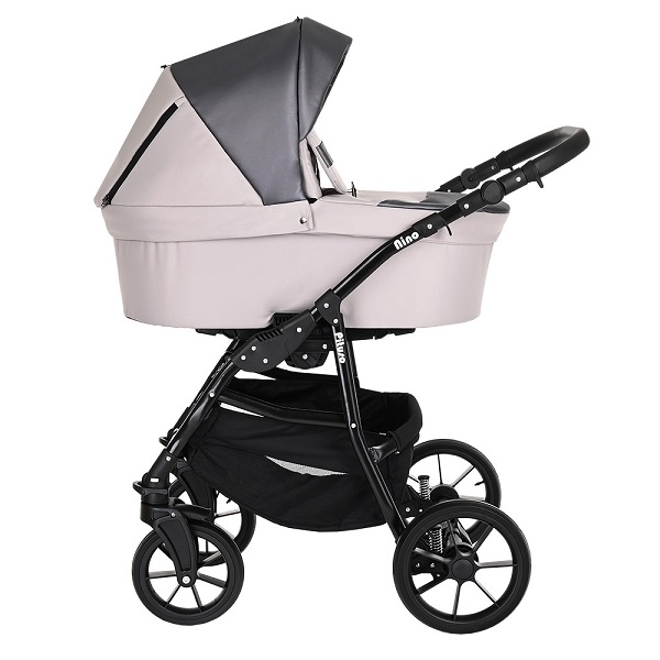 Детская коляска Pituso Nino 2 в 1 - Frost Grey+кожа Frost Grey