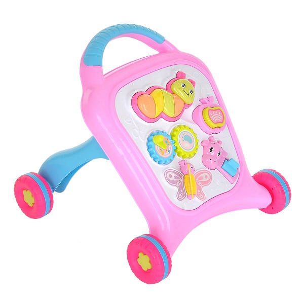 PITUSO Развивающий центр Ходунки-каталка Развивайка - розовый