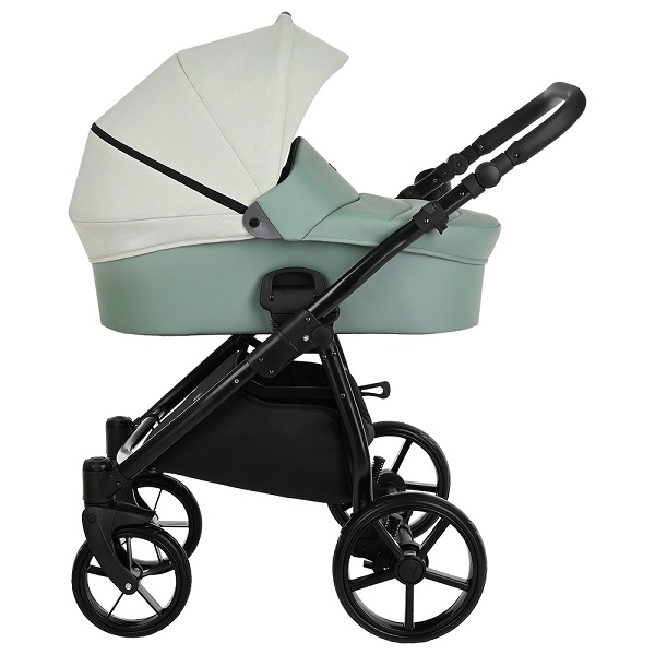 Детская коляска Tutis NOVO 2 в 1 - кожа mint