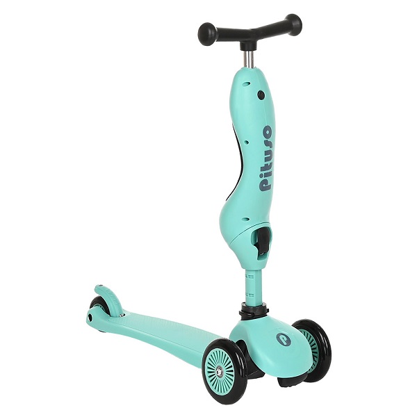 Детский самокат трансформер Pituso EC-M24 2 в 1 - light green