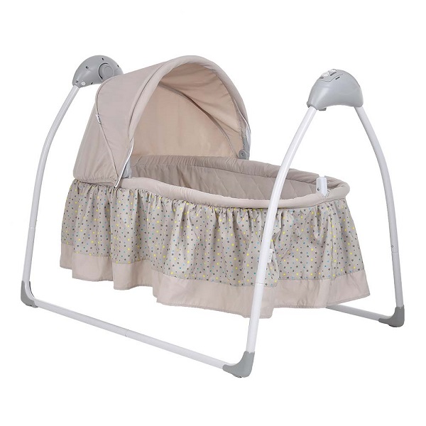 Электрокачели-колыбель Pituso Camellia - beige star