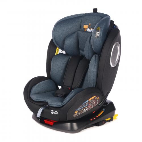 Детское автокресло Tron Wells Isofix - blue protection