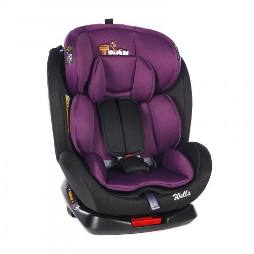 Детское автокресло Tron Wells Isofix - purple energy