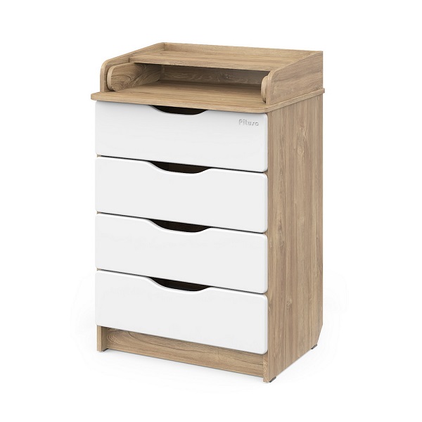 Комод пеленальный Pituso WOOD 60/4 - дуб канзас