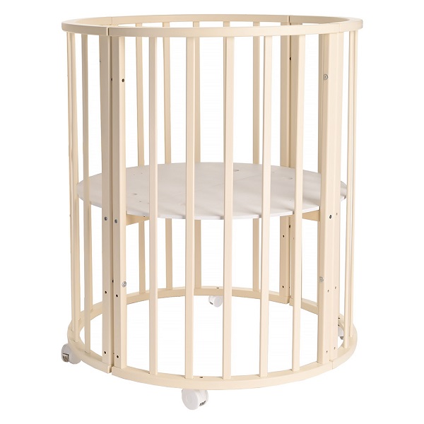 Детская кроватка Pituso Monica 6 в 1 с маятником - слоновая кость