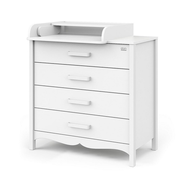 Комод пеленальный Атон Felix - белый-белый