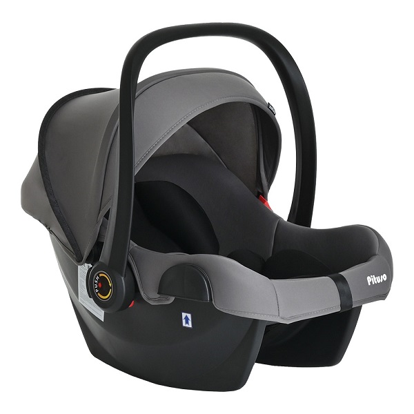 Автокресло-переноска Pituso Santiso - серый-черный