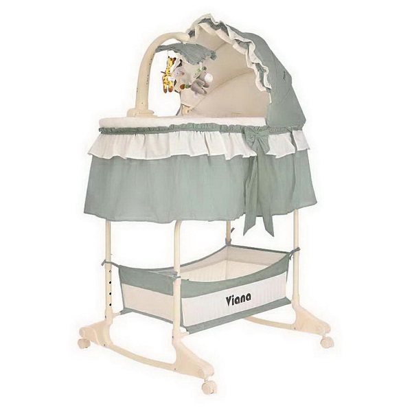 Колыбель Pituso Viana 3 в 1 - misty olive