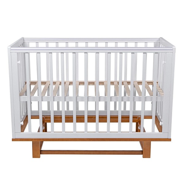 PITUSO Кровать детская маятник Mirage БЫСТРОСЪЕМНАЯ СТЕНКА - белый-бук