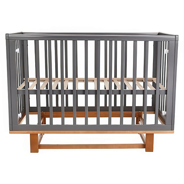 PITUSO Кровать детская маятник Mirage БЫСТРОСЪЕМНАЯ СТЕНКА - графит-бук