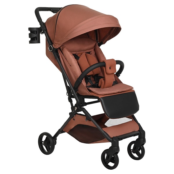 Прогулочная коляска Pituso Pera карбоновая рама - coffee