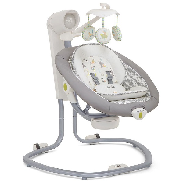 Электронные качели Joie Serina Swivel 2 в 1 - natures alphabet