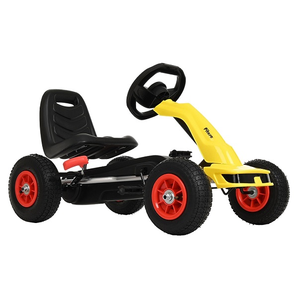 PITUSO Педальный картинг F638-1  надувные колеса - yellow